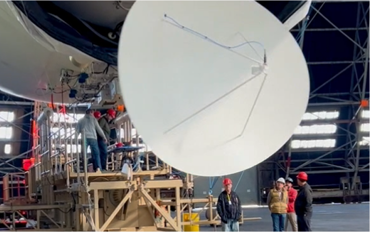 An advanced radar system in a warehouse
